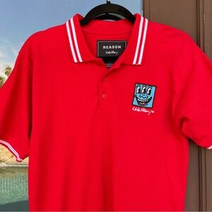 Reason Keith Haring Red Polo S